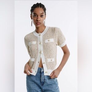 Urban Revivo CONTRAST TRIM CARDIGAN size XXL